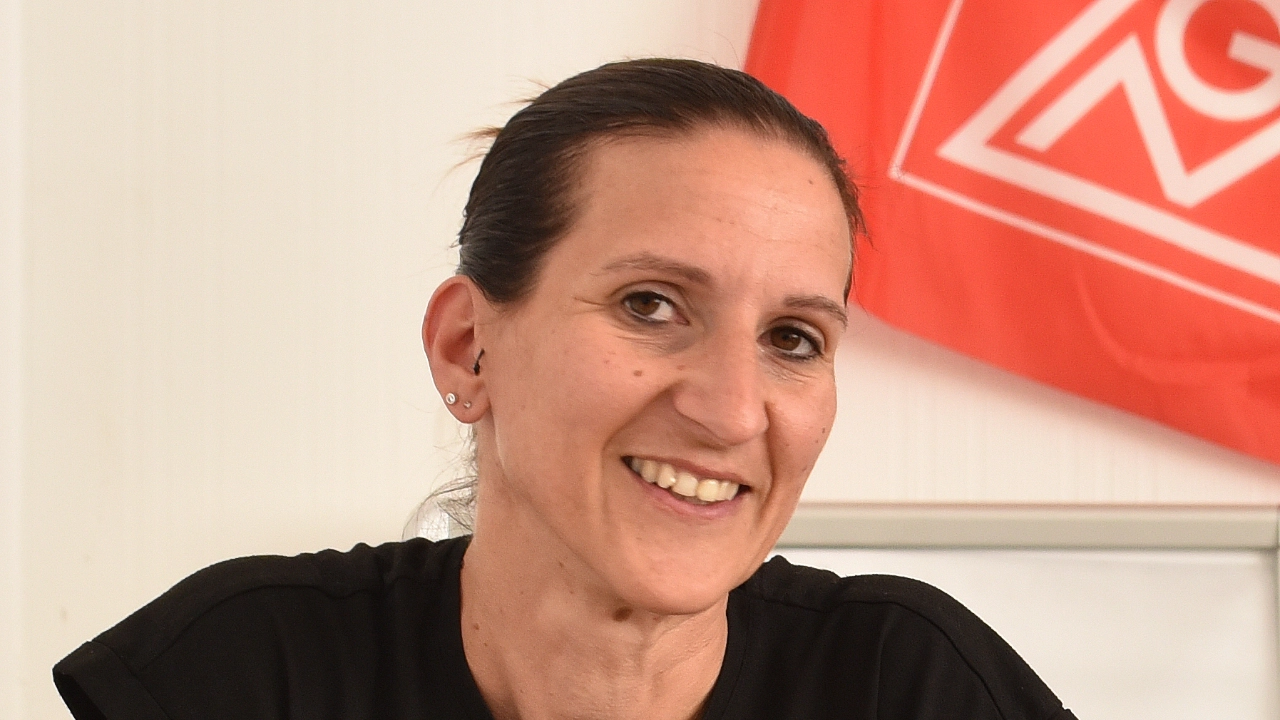 Silke Bäckmann, Mitglied der Ortsvorstands und Delegierte zum Gewerkschaftstag 2023