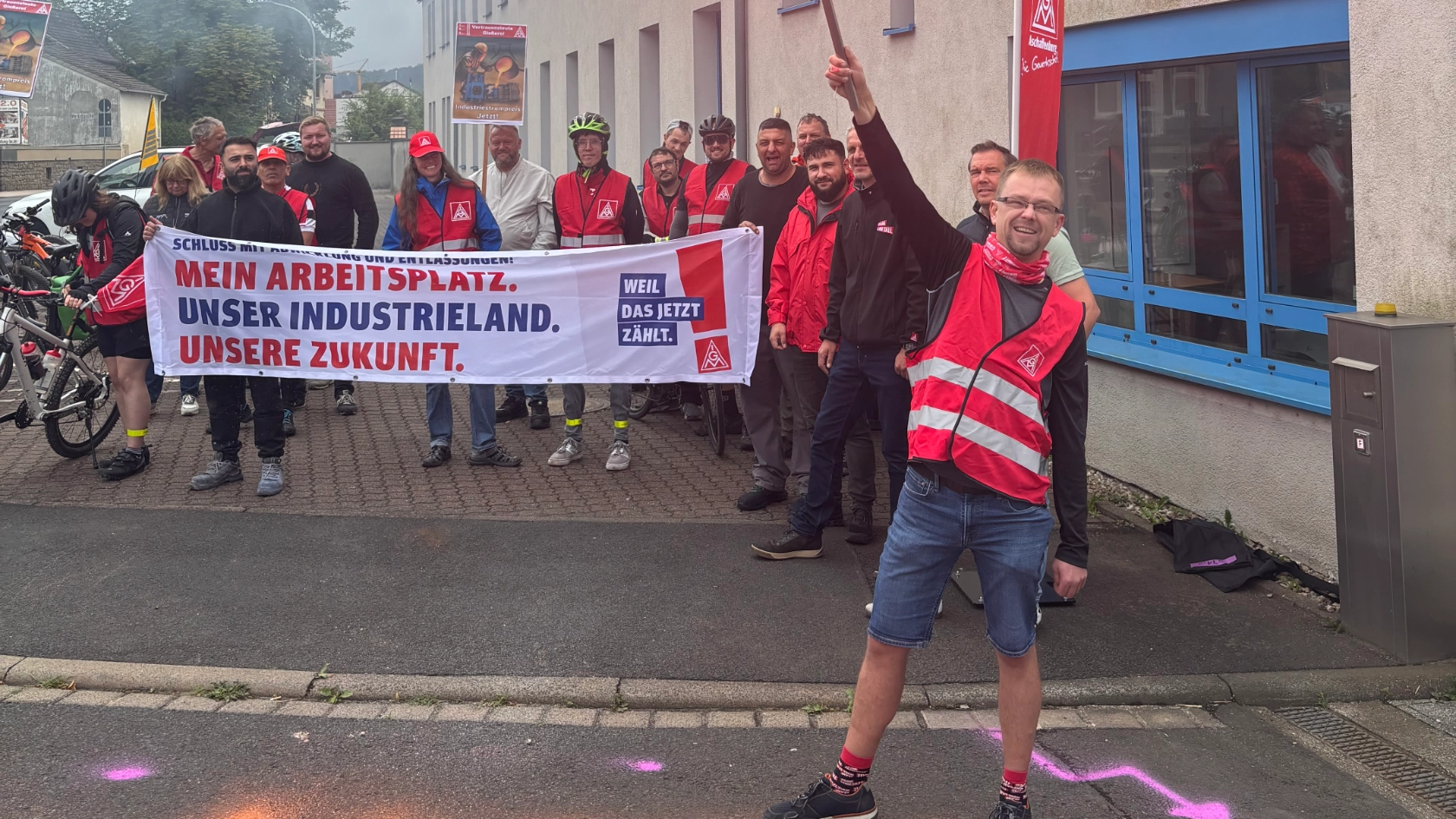 Die Flamme der Solidarität reist durch den Spessart!