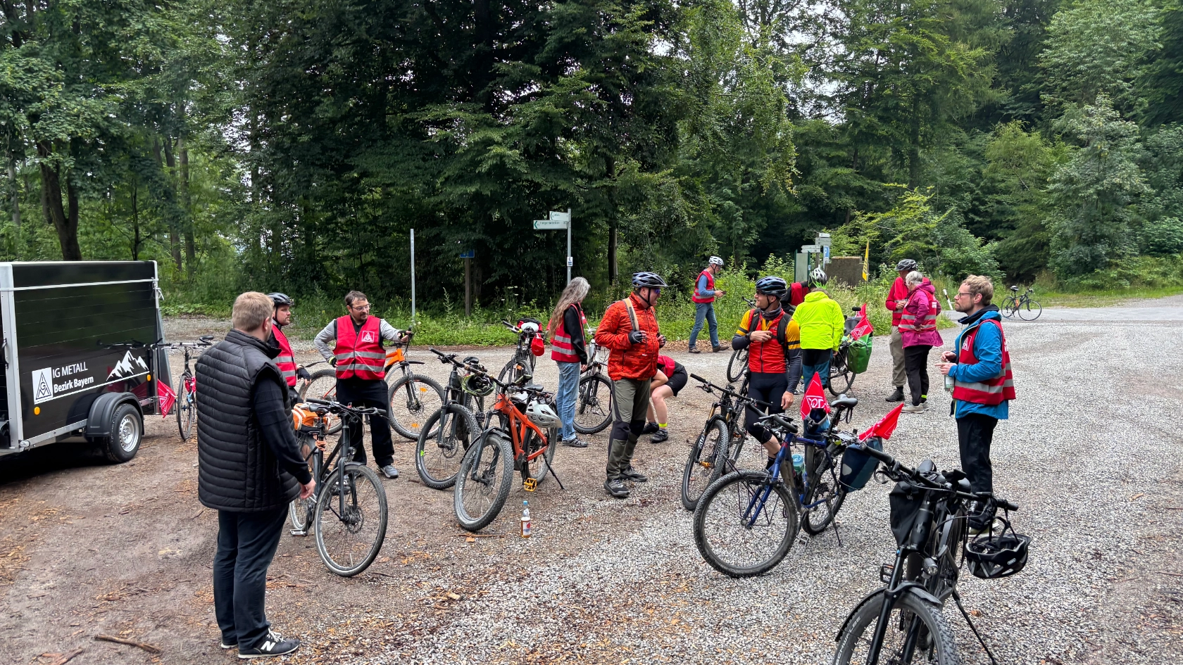 Die Flamme der Solidarität reist durch den Spessart!