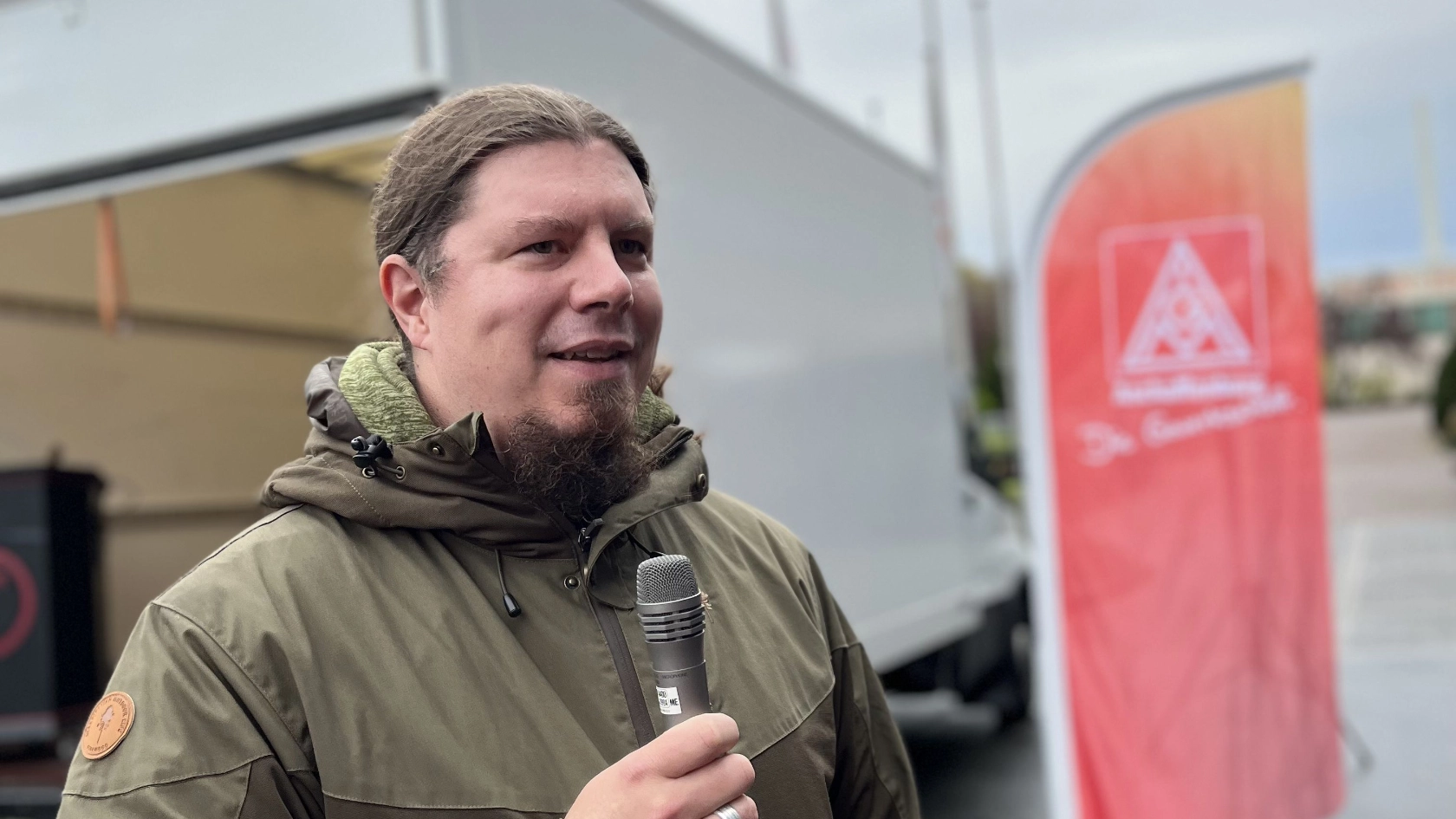 Warnstreik bei KUKA Industries in Obernburg am 09.11. im Rahmen der Tarifrunde M+E 2022