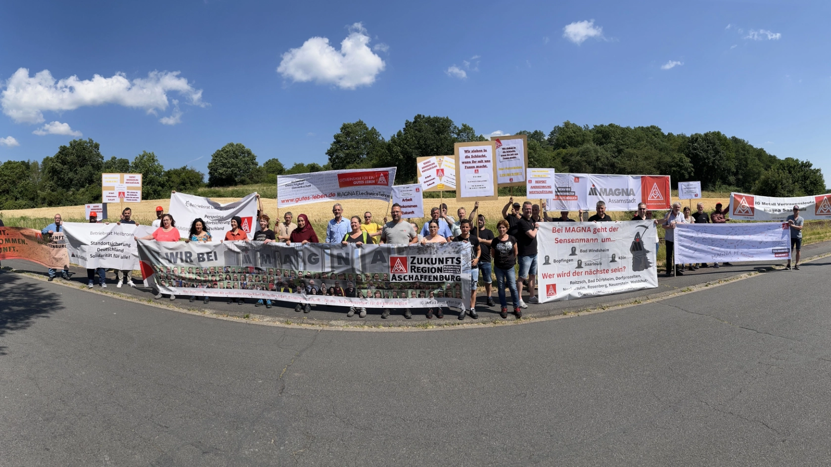 Aktion der Beschäftigten, gemeinsam mit dem Arbeitnehmerrat