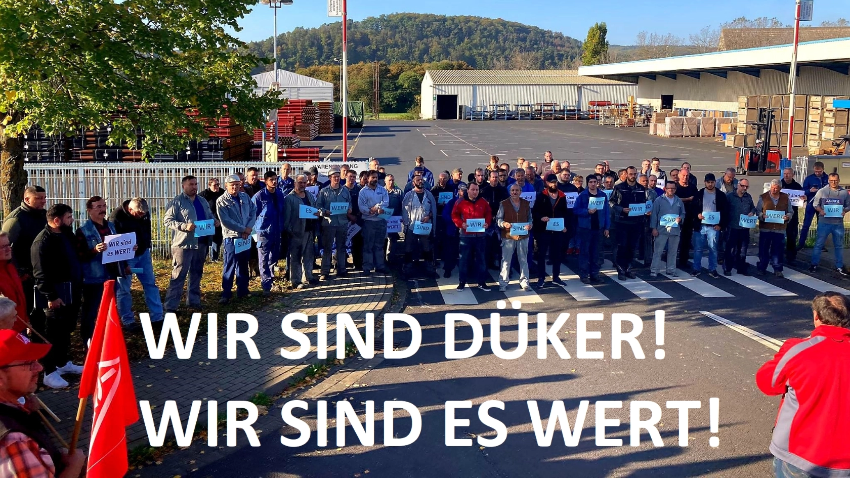 Die Düker Belegschaft ergreift die Initiative und sucht nach einem Investor