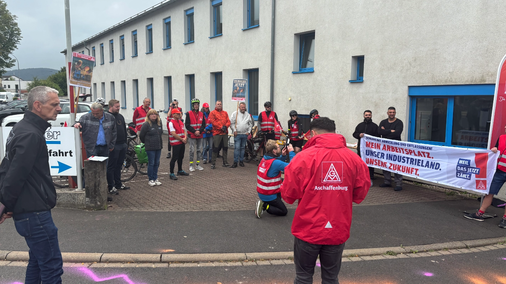 Die Flamme der Solidarität reist durch den Spessart!