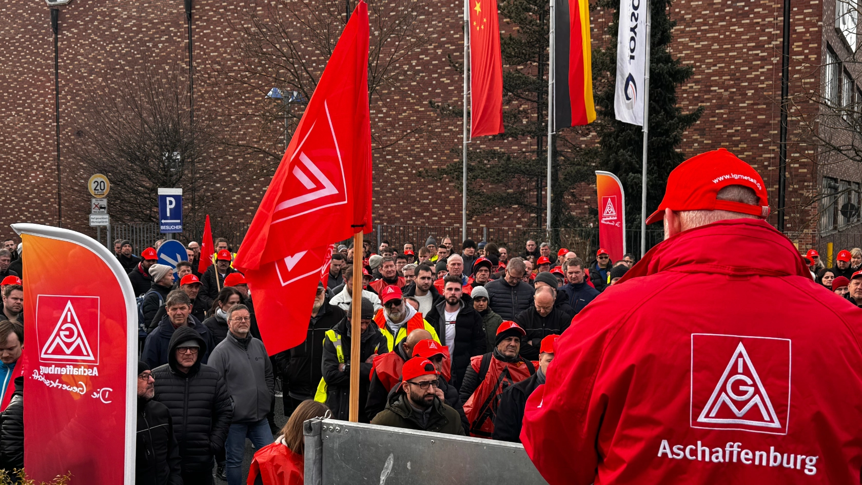 Warnstreik bei Joyseon Safety Systems und RSE Aschaffenburg am 25.01.2024