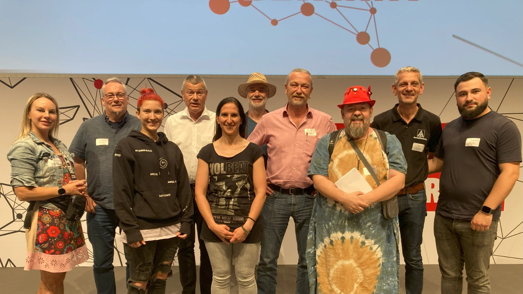 Delegierte der IG Metall Aschaffenburg bei der bayerischen Bezirkskonferenz