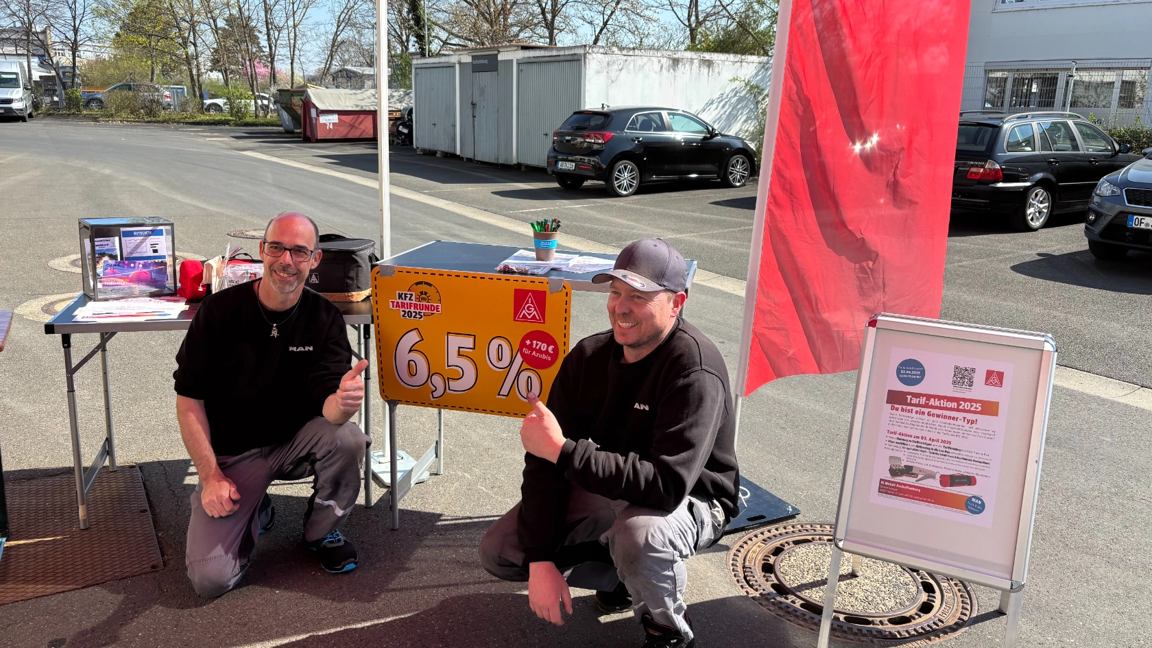 Tarif-Aktion am 03. April in Nilkheim