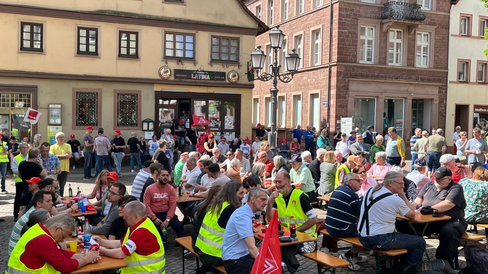 1. Mai Kundgebung in Lohr am Main