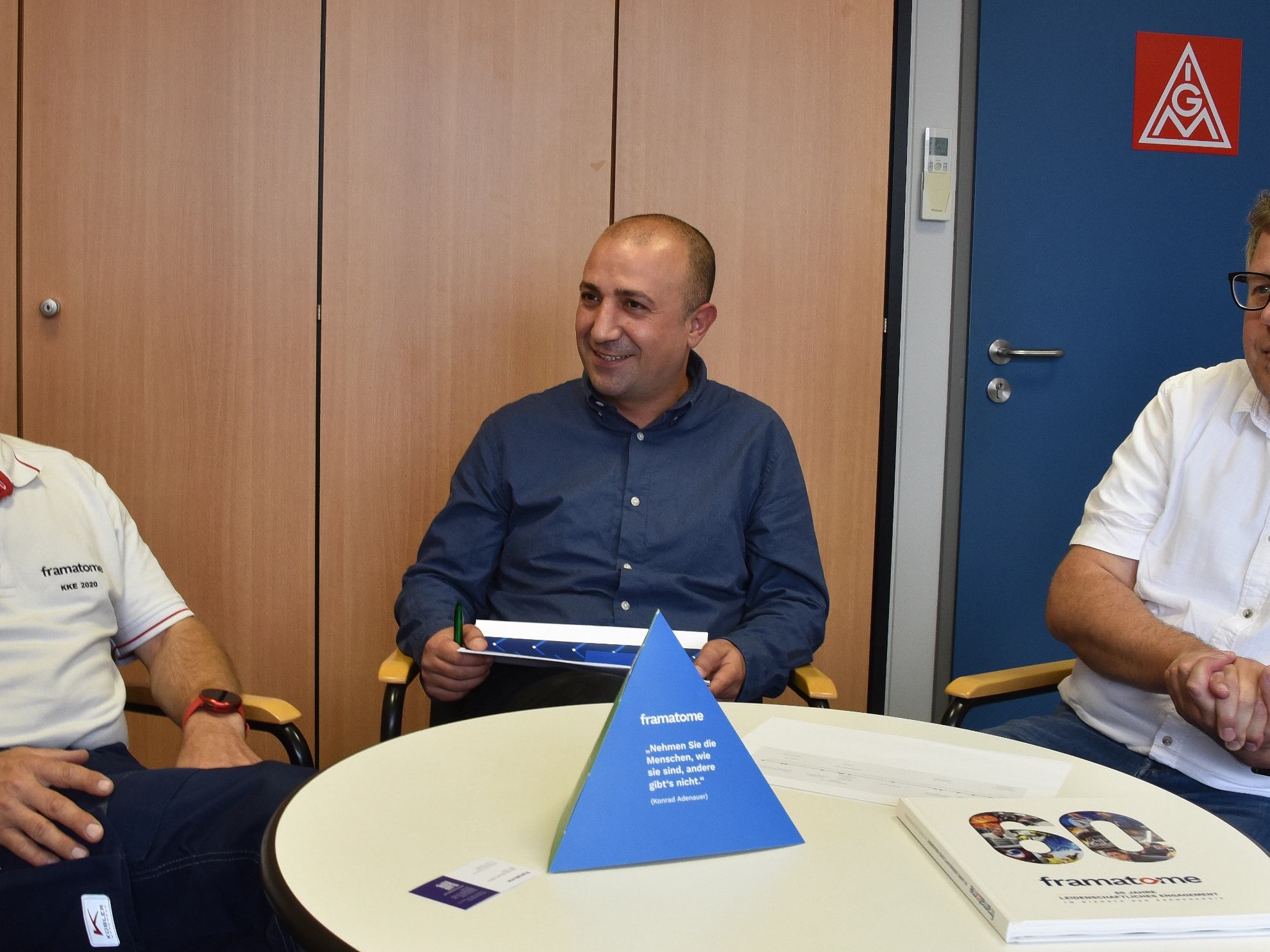 Kollegen von Framatome