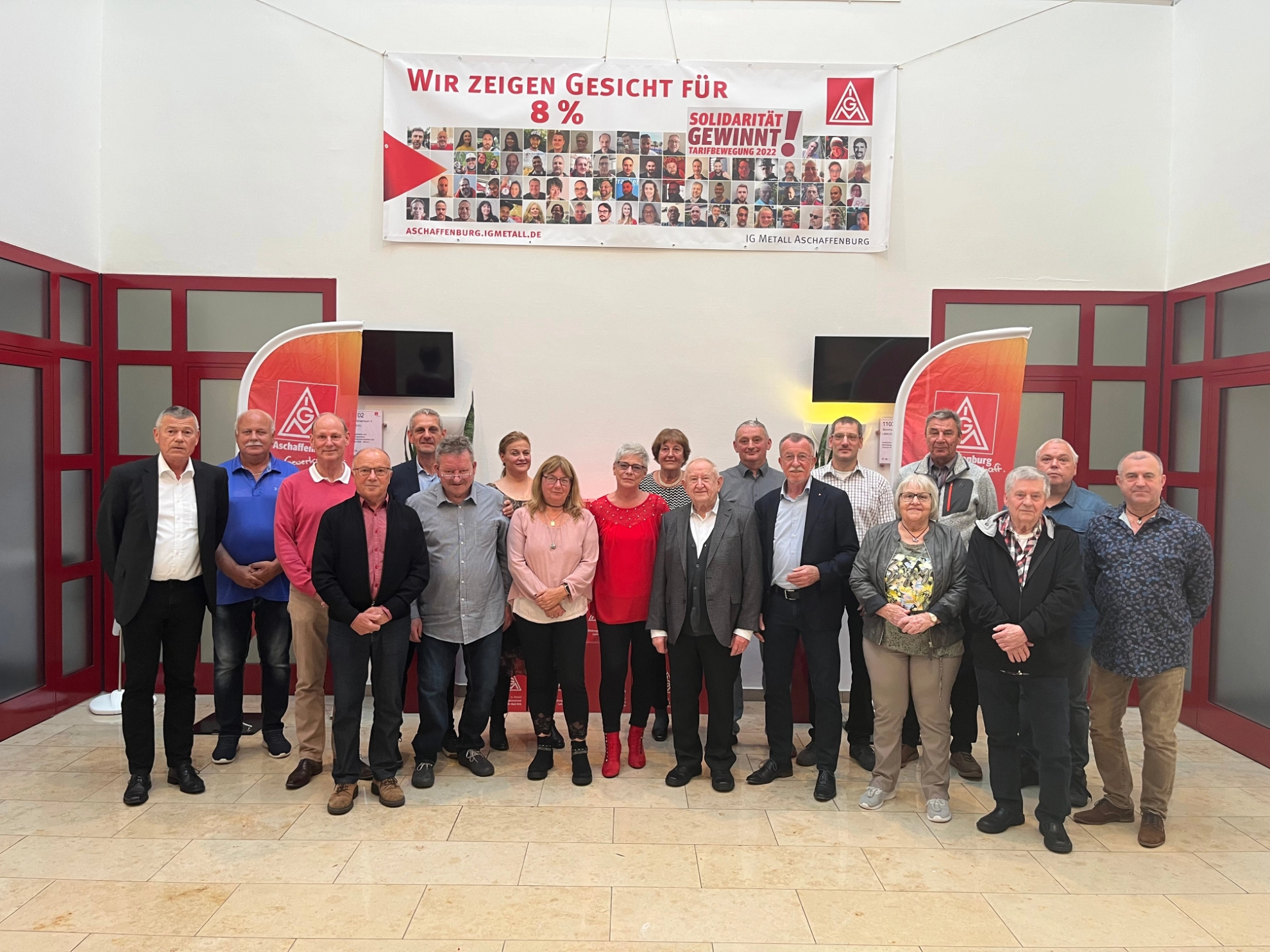 Langjährige Mitglieder wurden an der Jubilarehrung am 15.10.2022 in Lohr geehrt.