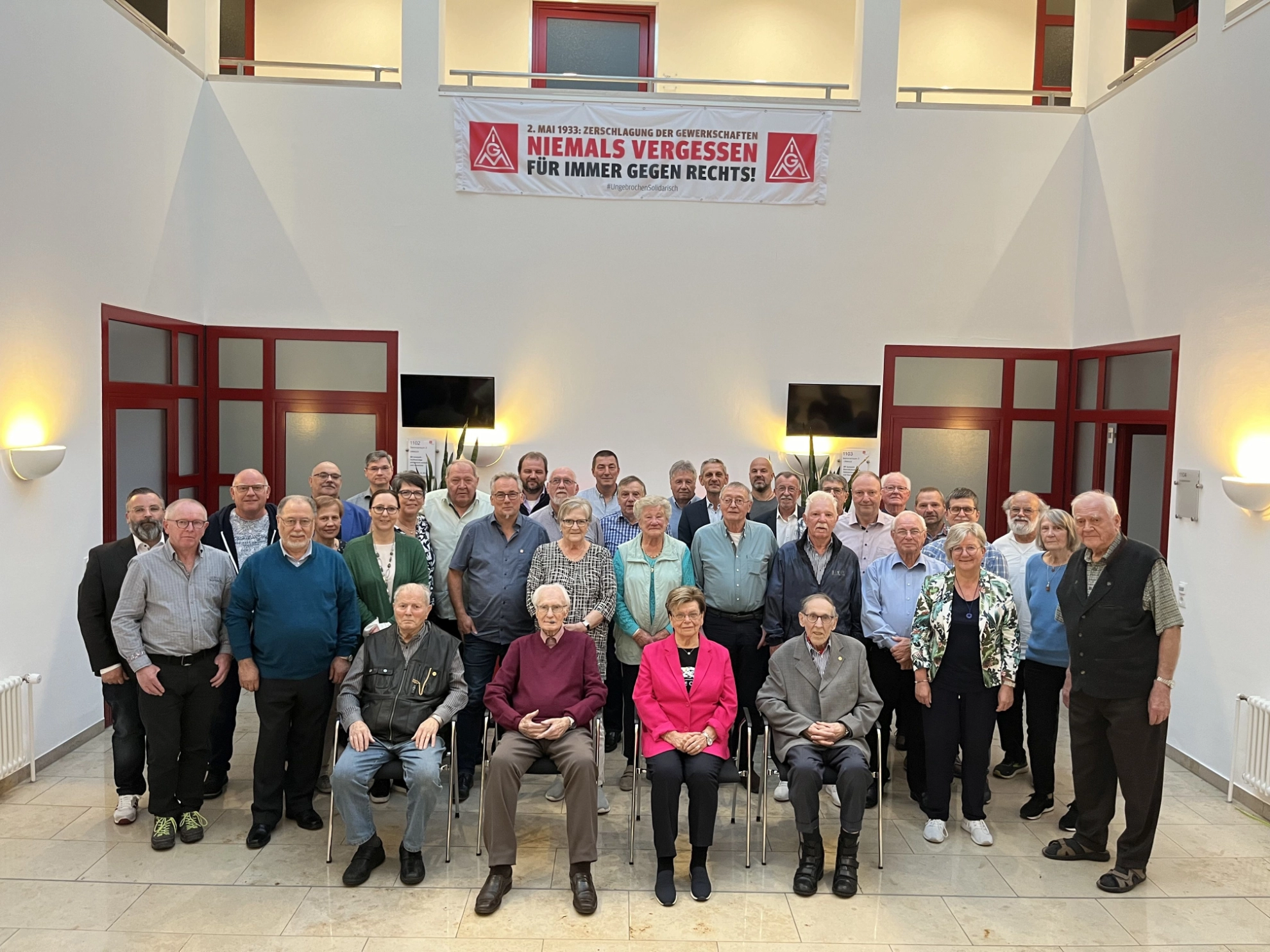 IG Metall Aschaffenburg ehrt 111 Jubilare und sagt Danke!