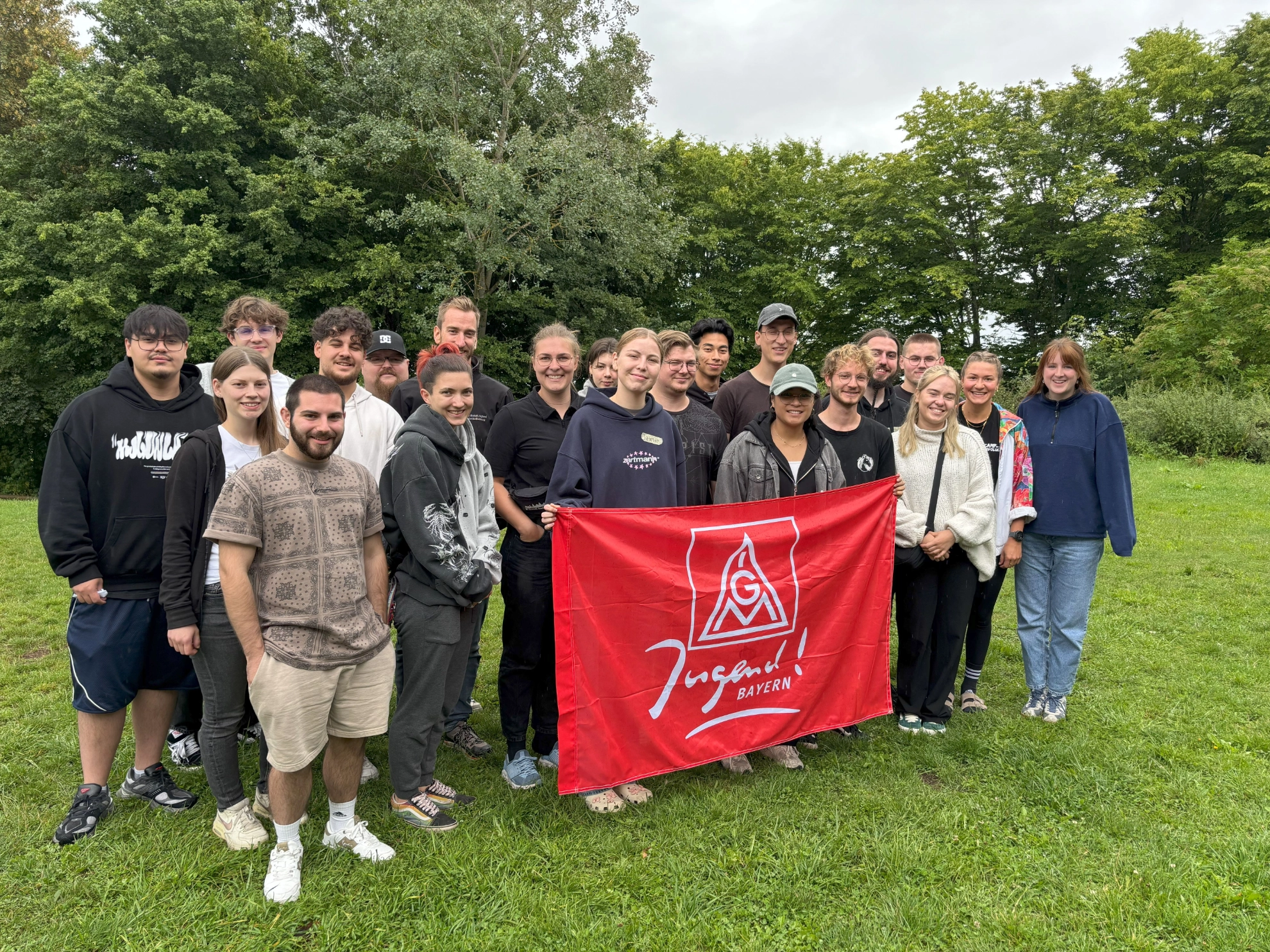 Gruppenfoto der IG Metall Jugend bei ihrem Wochenendseminar
