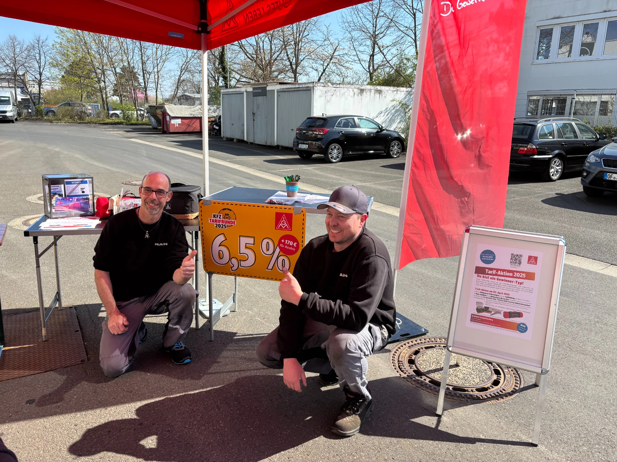 Tarif-Aktion am 03. April in Nilkheim