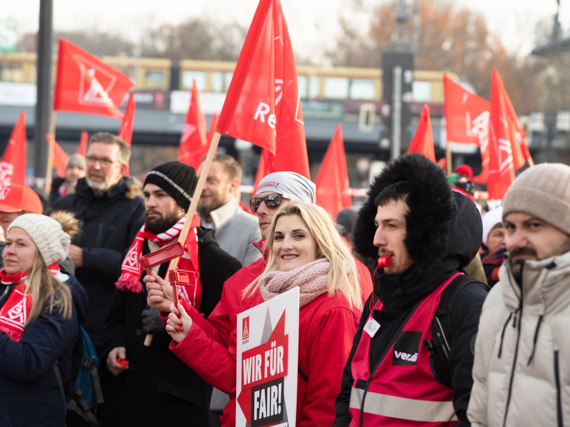 Aktionstag Leiharbeit in Berlin 2022