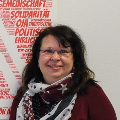 Das Bild zeigt Ines Brockhöft, IG Metall Aschaffenburg