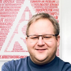 Björn Mannß - Gewerkschaftssekretär des regionalen Personalteams Unterfranken