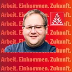 Björn Mannß - Gewerkschaftssekretär des regionalen Personalteams Unterfranken