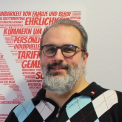 Das Bild Christoph Curs, Gewerkschaftssekretär bei der IG Metall Aschaffenburg