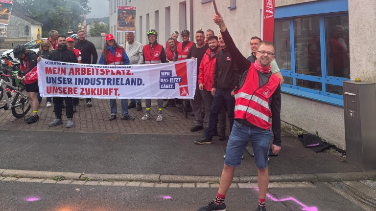 Die Flamme der Solidarität reist durch den Spessart!