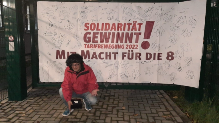 Warnstreik für 8% bei SAF-Holland in Keilberg