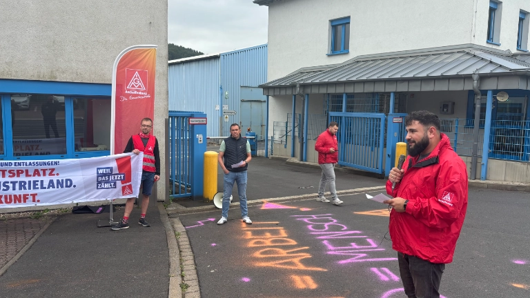 Die Flamme der Solidarität reist durch den Spessart!