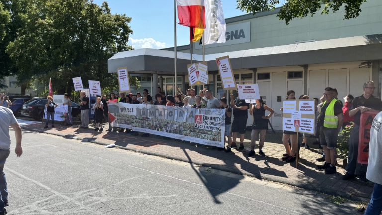 Aktion der Beschäftigten, gemeinsam mit dem Arbeitnehmerrat