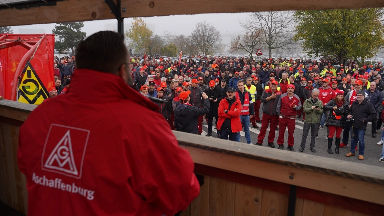 Warnstreik bei Linde Material Handling, KIM und proplan am 11.11. im Rahmen der Tarifrunde M+E 2022