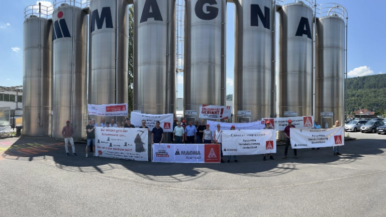 Aktion der Beschäftigten, gemeinsam mit dem Arbeitnehmerrat