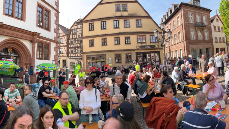 1. Mai Kundgebung in Lohr am Main