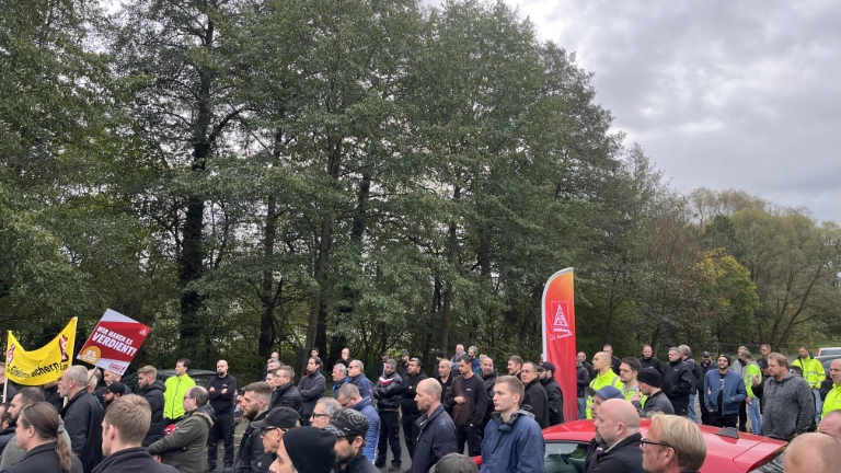 Warnstreik für 8% bei SAF-Holland in Keilberg