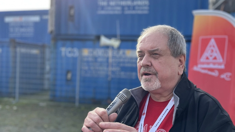 Warnstreik bei Ziemann Holvrieka in Bürgstadt am 09.11. im Rahmen der Tarifrunde M+E 2022