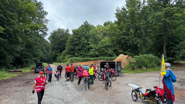 Die Flamme der Solidarität reist durch den Spessart!