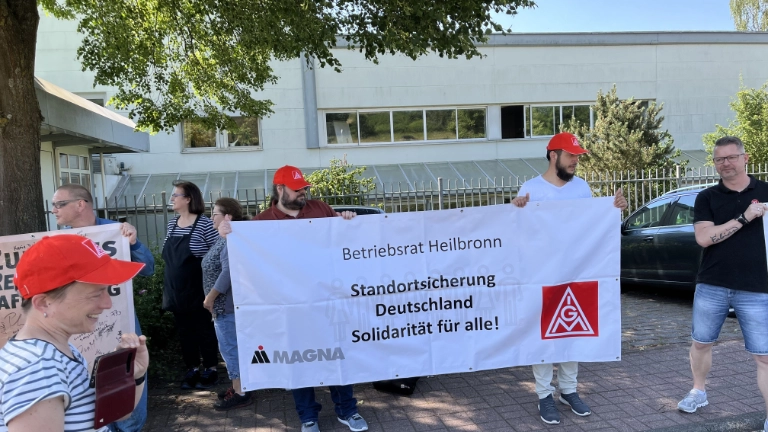 Aktion der Beschäftigten, gemeinsam mit dem Arbeitnehmerrat