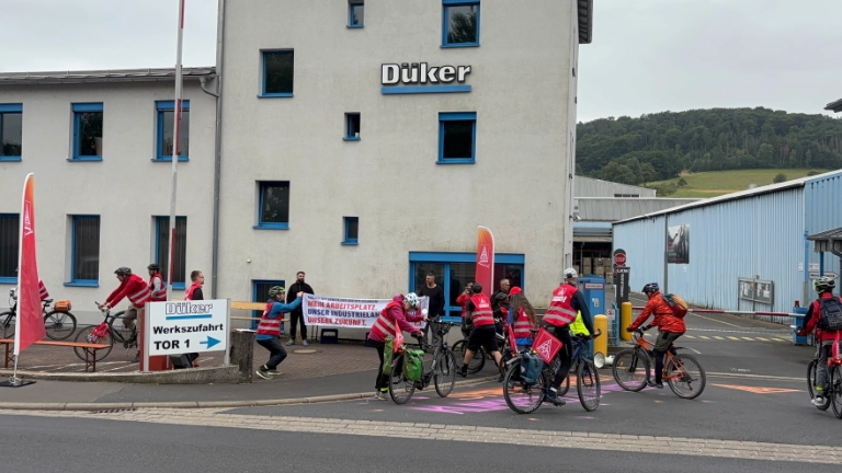Die Flamme der Solidarität reist durch den Spessart!