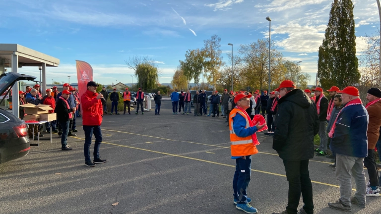 Warnstreik bei Framatome am 15.11. im Rahmen der Tarifrunde M+E 2022