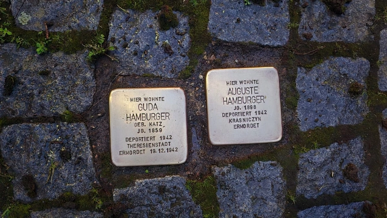 Aktive reinigen Stolpersteine