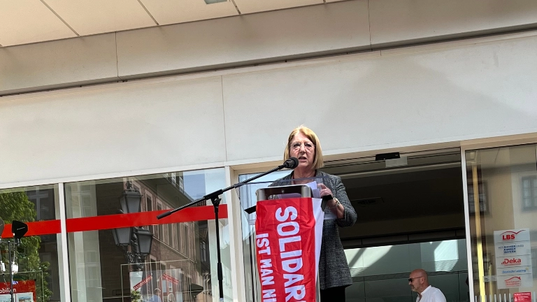 1. Mai Kundgebung in Lohr am Main