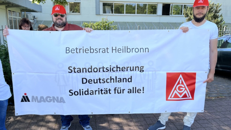 Aktion der Beschäftigten, gemeinsam mit dem Arbeitnehmerrat