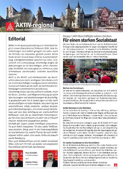 Newsletter Aktiv Regional Ausgabe 07-2026