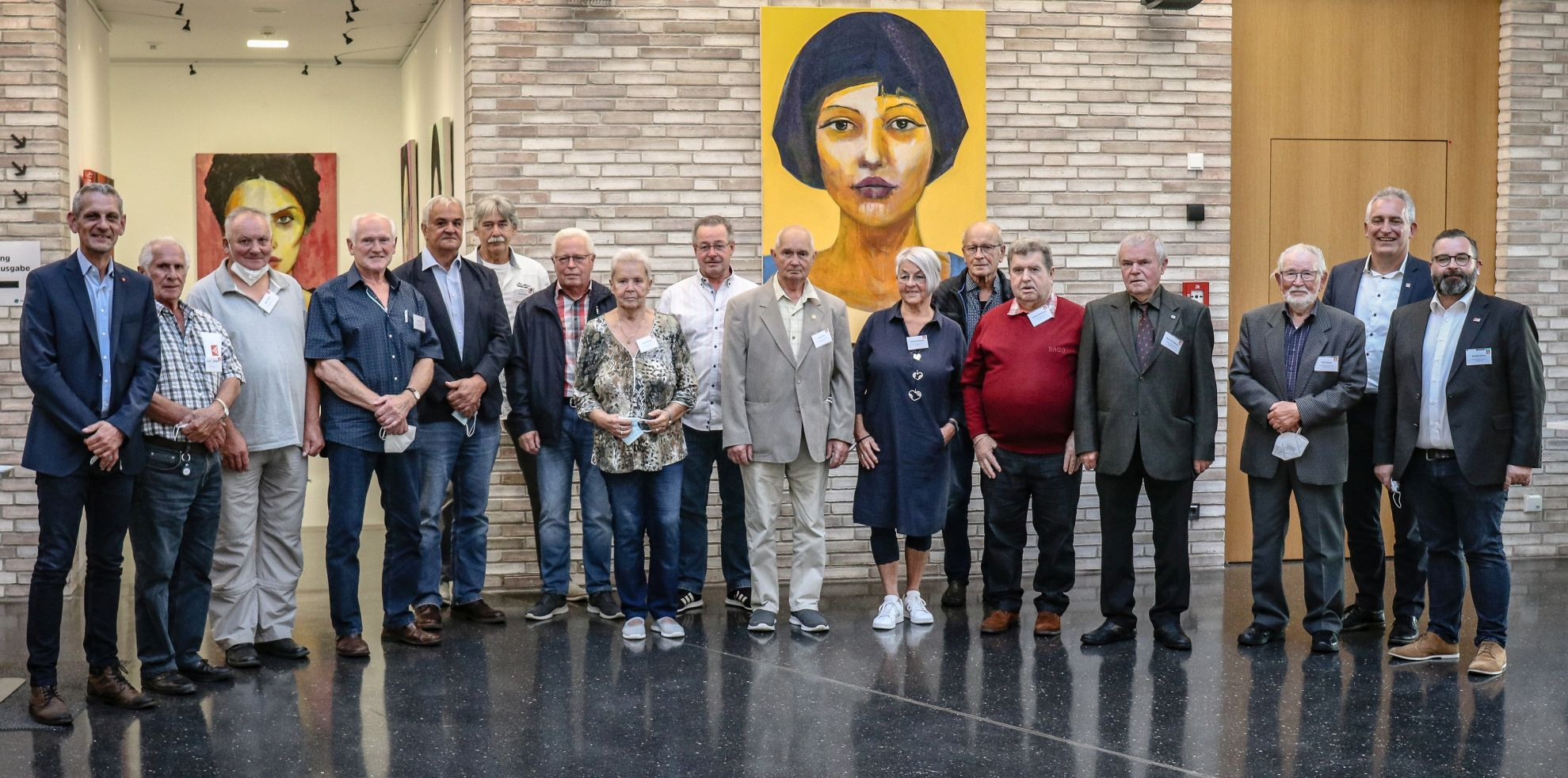 Alle Teilnehmer der Jubilarehrung aus dem Bereich Lohr, Redner Jürgen Kerner